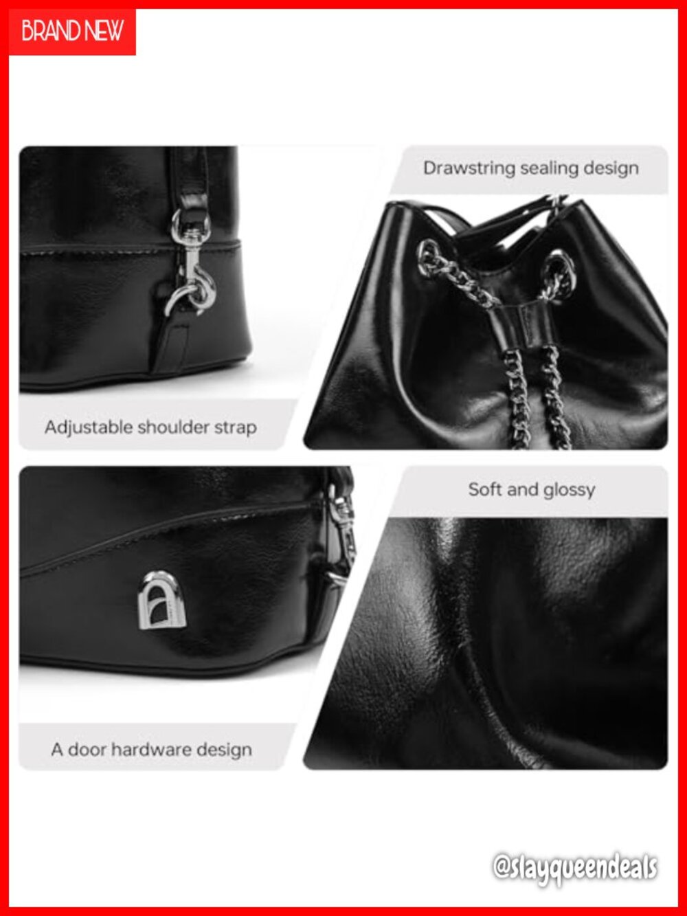 Leather Mini Backpack Purse for Women Convertible 3-in-1 Shoulder Handbag - Picture 2 of 5